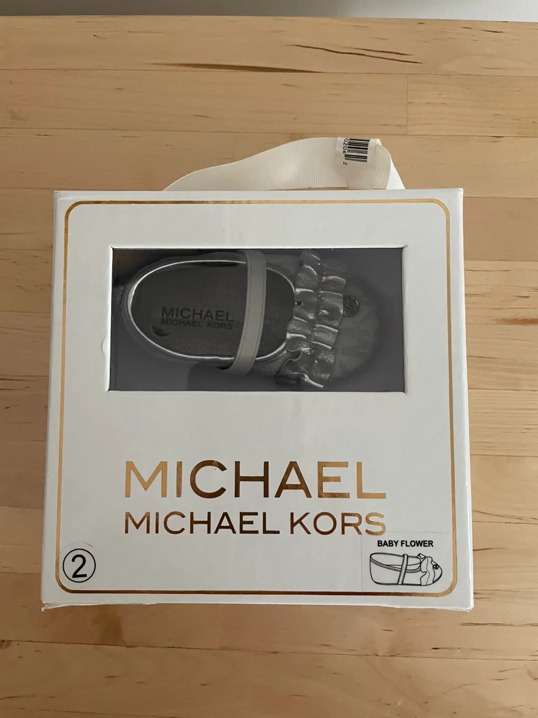 Michael Kors Baby Flower Shoes - Size 2 (3-6 Months) thumbnail