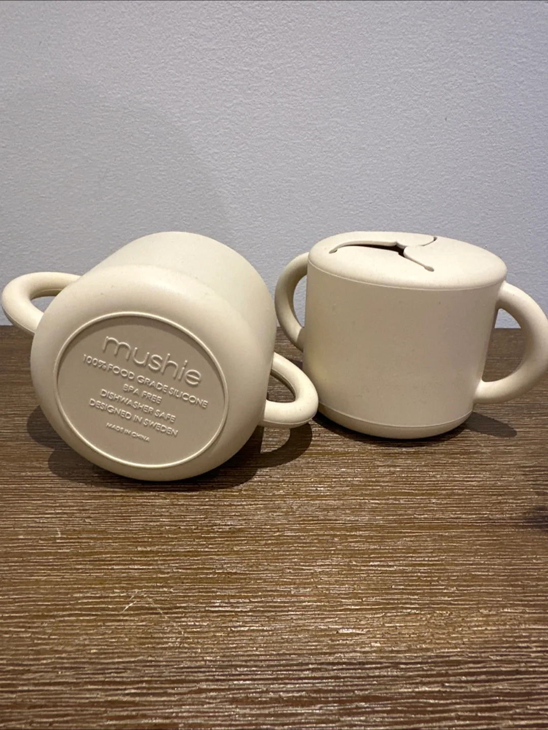Mushie Snack Cup Set - Beige thumbnail