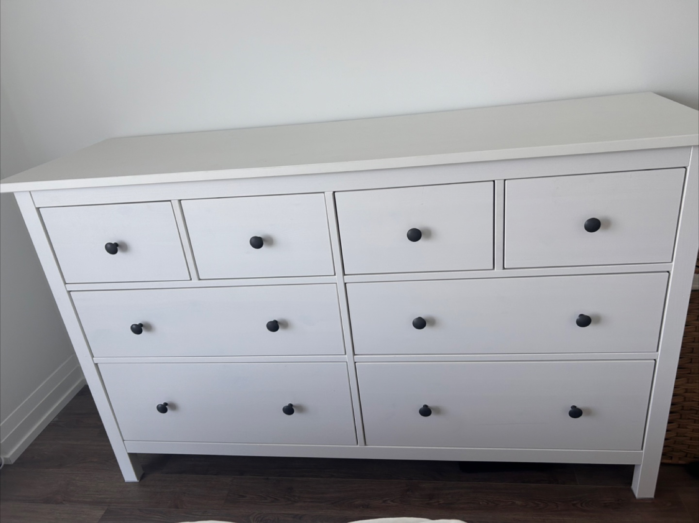 IKEA Hemnes White Dresser - 8 Drawers - photo 5