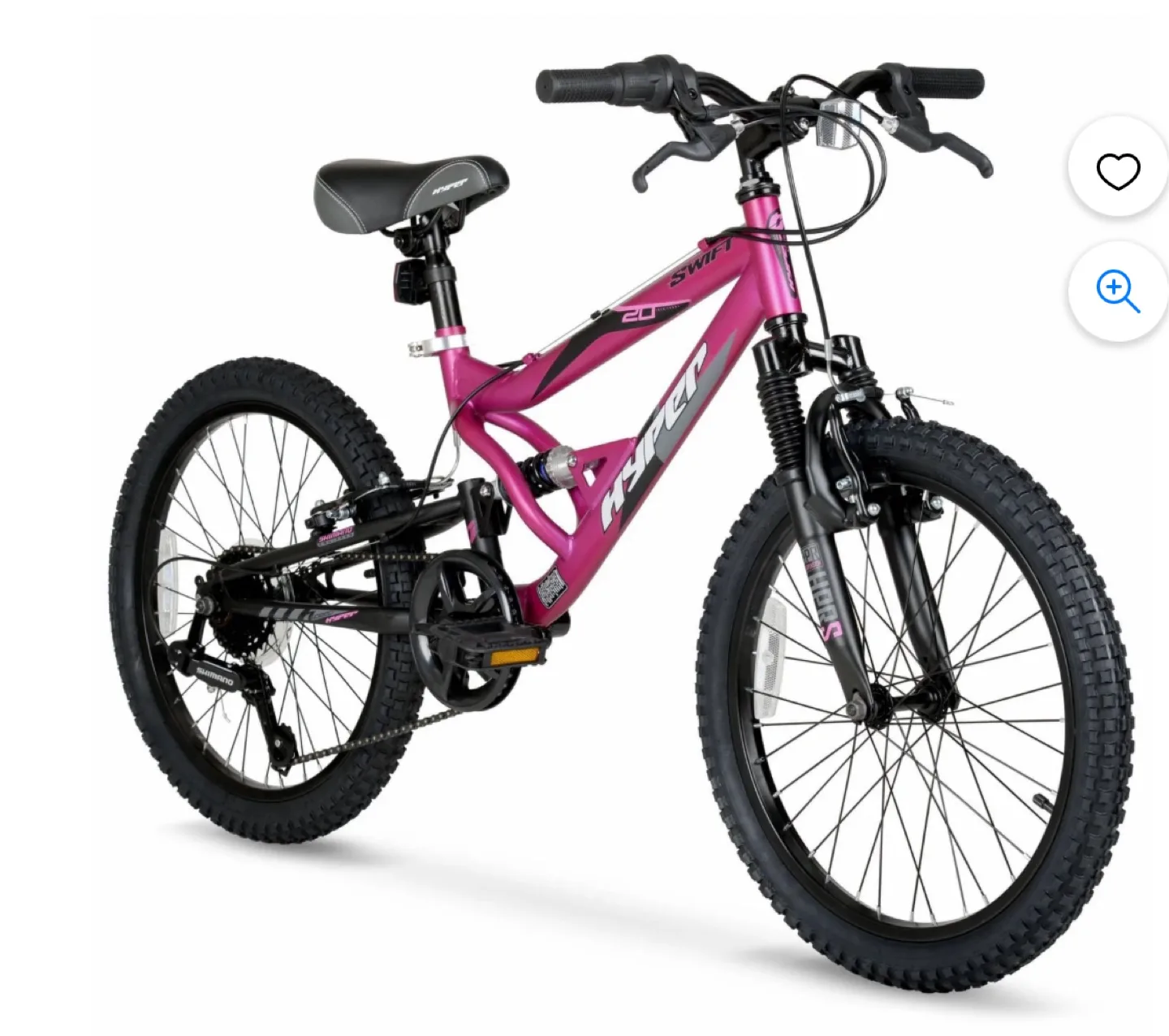 Hyper Swift 20" Mountain Bike - Magenta thumbnail