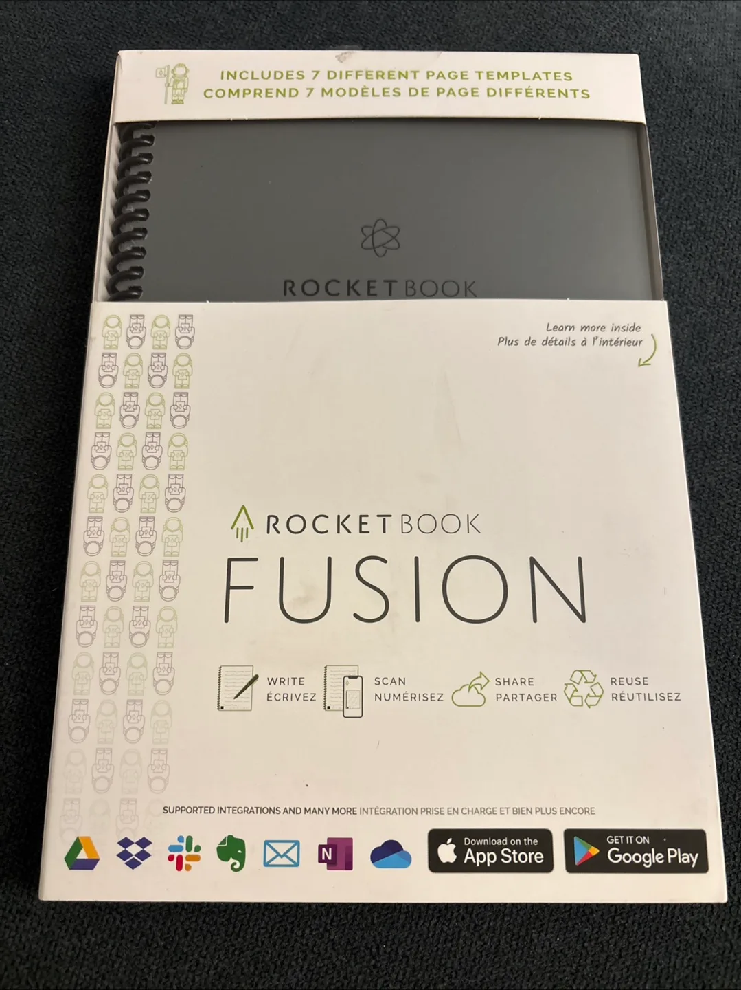Rocketbook Fusion Executive Reusable Notebook thumbnail