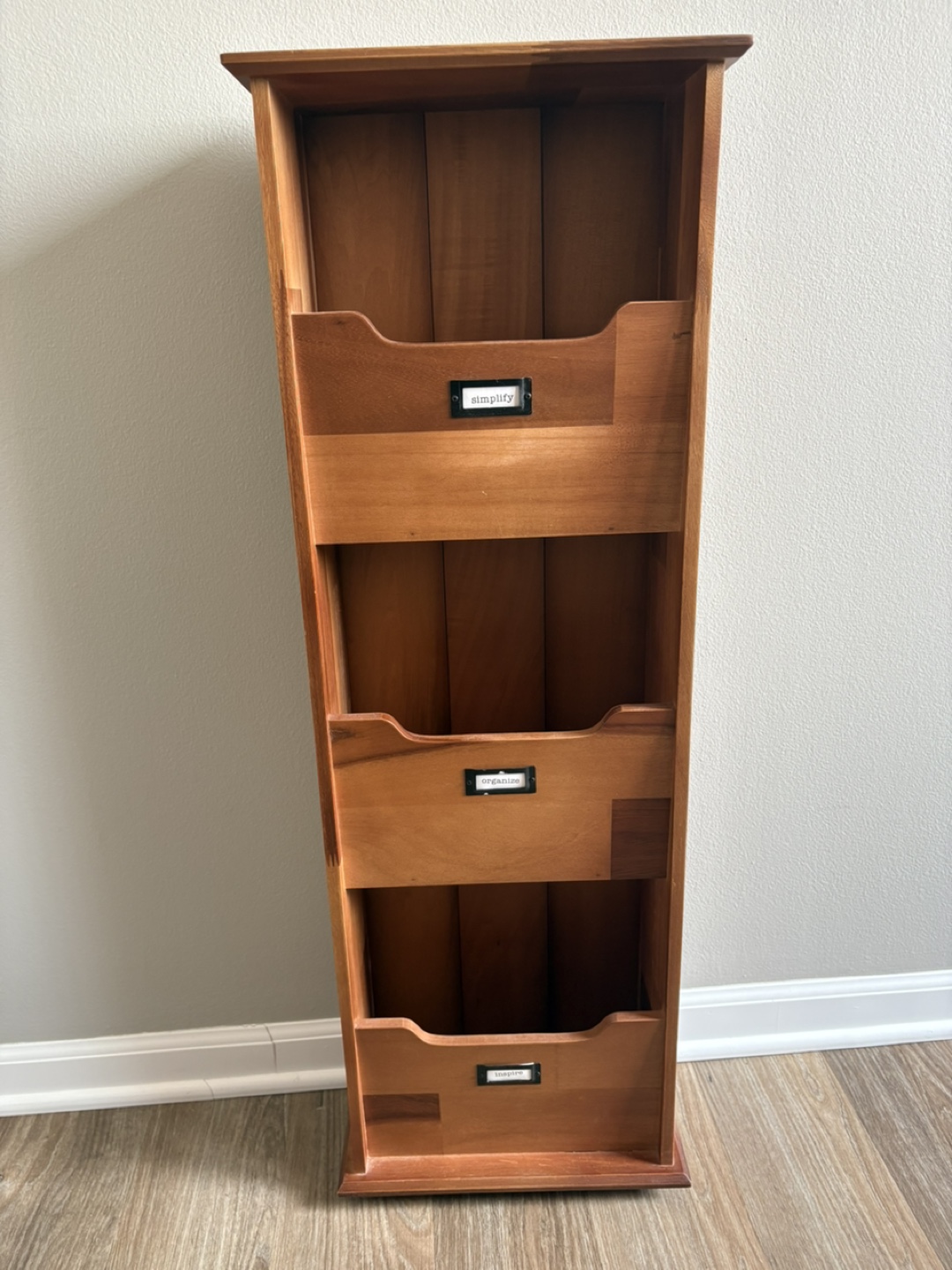 Wooden Organizer Stand