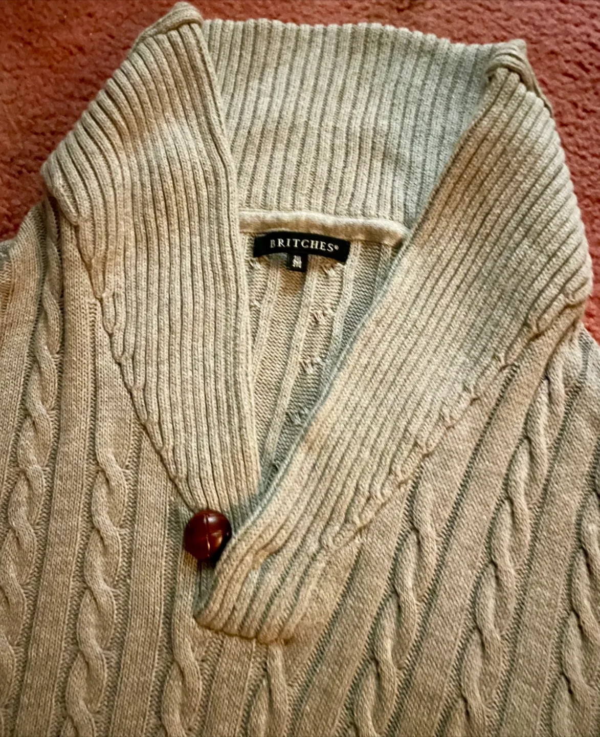 🇨🇦🍁Britches Cable Knit Sweater - Size L image indicator(2)