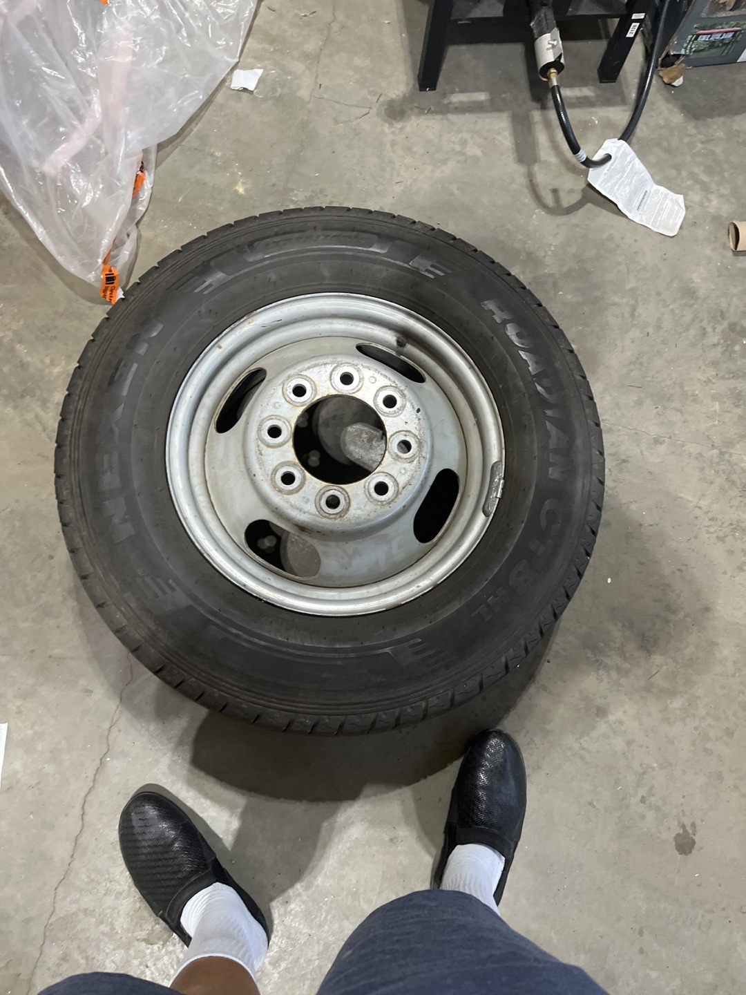 LT225/75R16 Tire with Rim