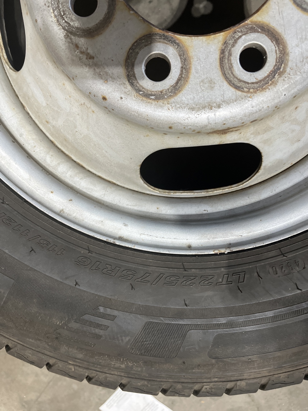 LT225/75R16 Tire with Rim - photo 3