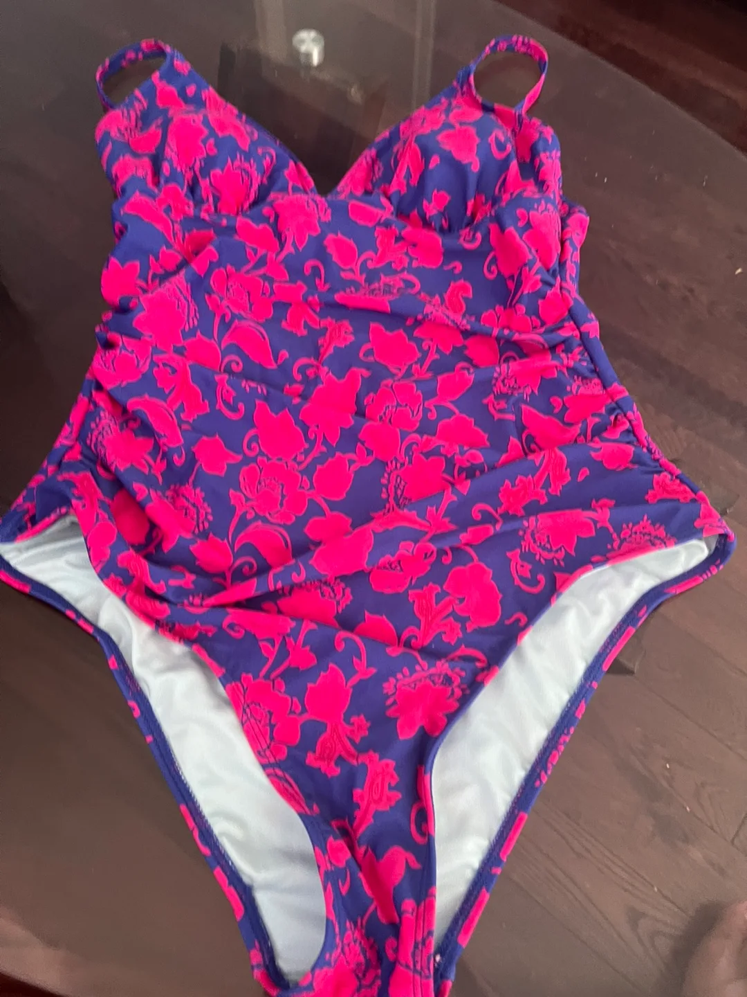 Cupshe Floral Print One Piece Swimsuit image indicator(3)