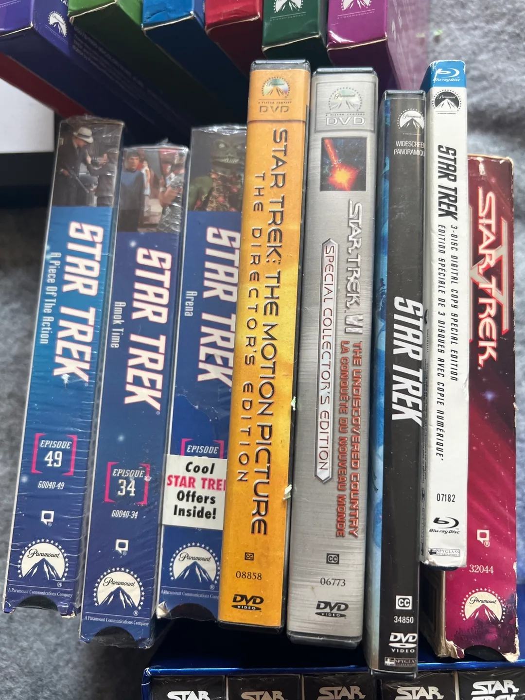 Star Trek VHS, DVD, Blu-ray Collection image indicator(8)
