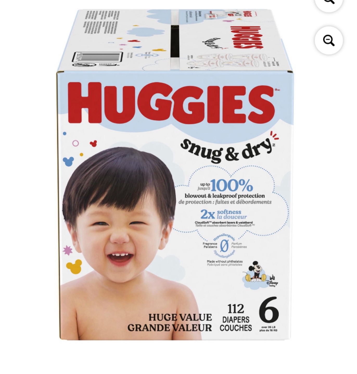 Huggies Snug & Dry Diapers, Size 6 (112 count)