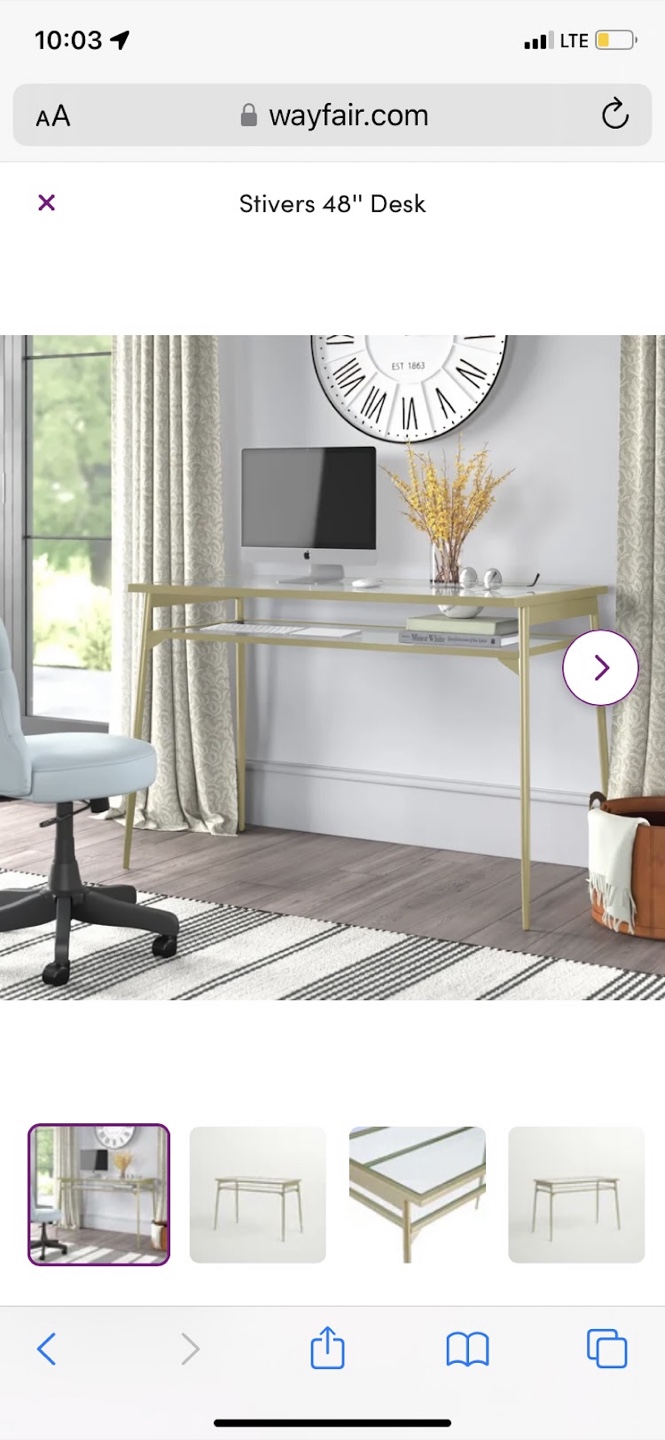 Stivers 48" Desk - photo 2