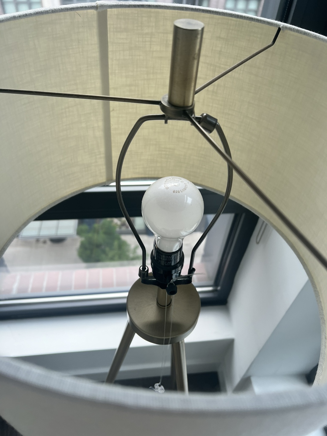 Ellis Tripod Floor Lamp - Gold Finish - photo 2