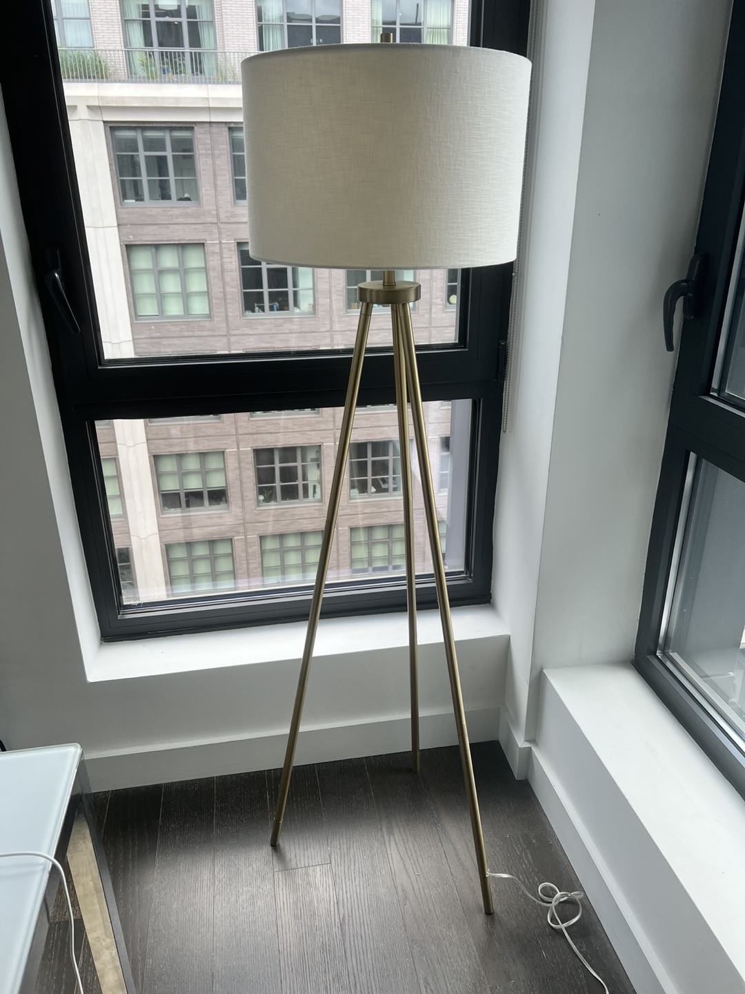 Ellis Tripod Floor Lamp - Gold Finish