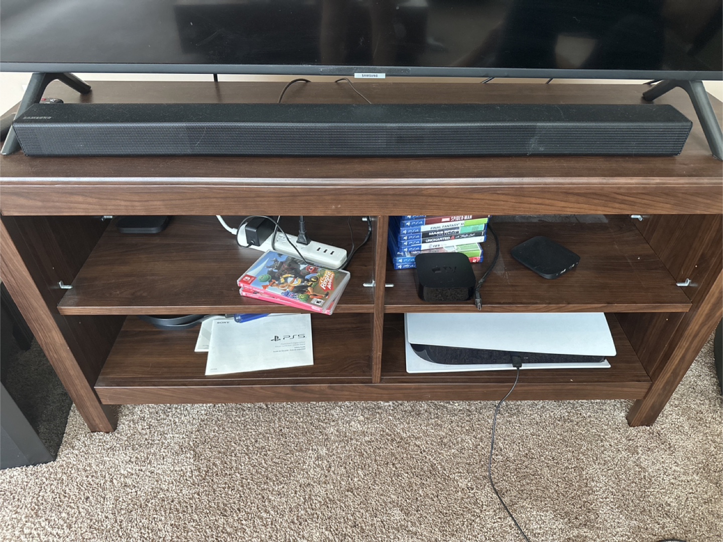 Dark Brown TV Stand