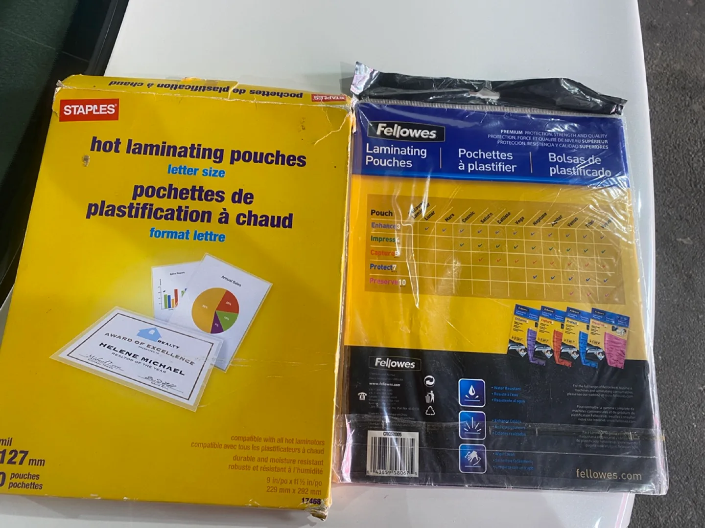 Fellowes Laminating Pouches thumbnail