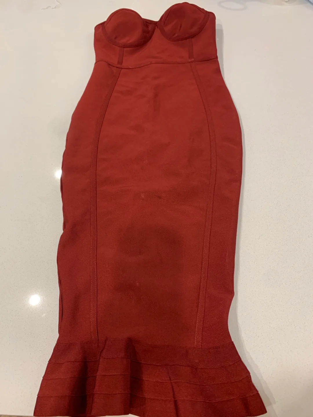 PrettyLittleThing Bodycon Dress - Size USA 4 thumbnail