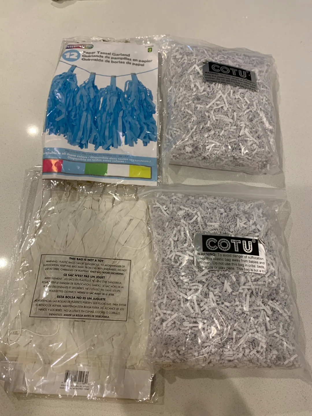 Tassel Garland + COTU Paper Shred Filler thumbnail