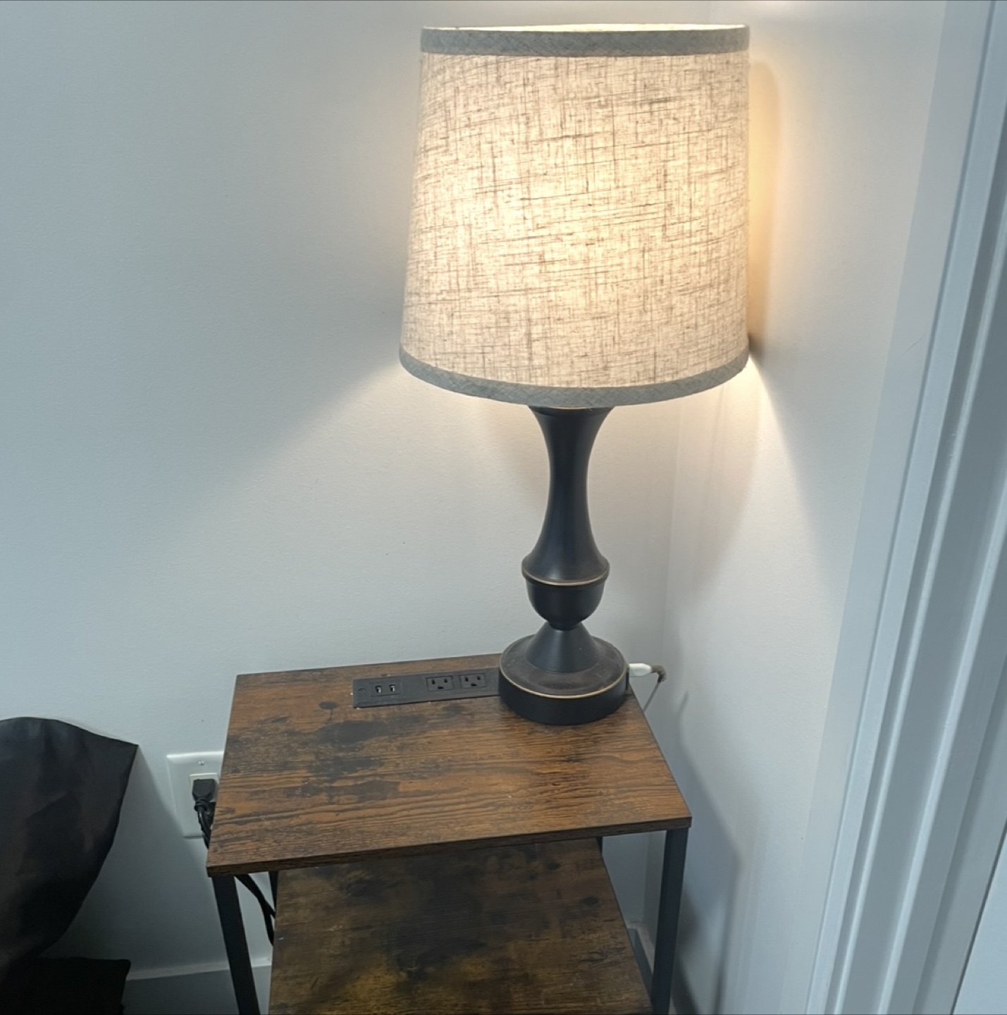 Two Table Touch Lamps with USB Ports