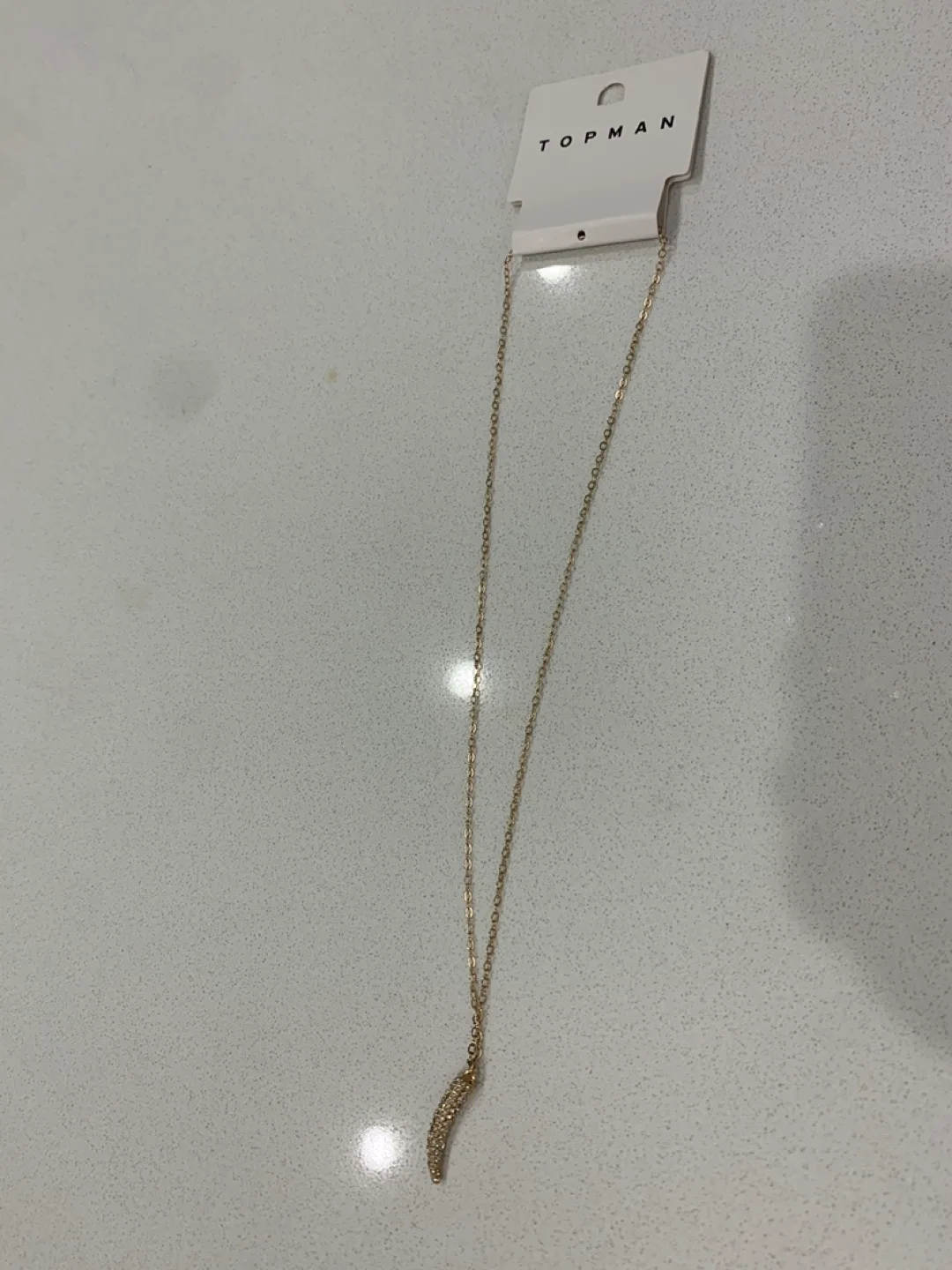 Topman Gold Necklace - New with Tag thumbnail