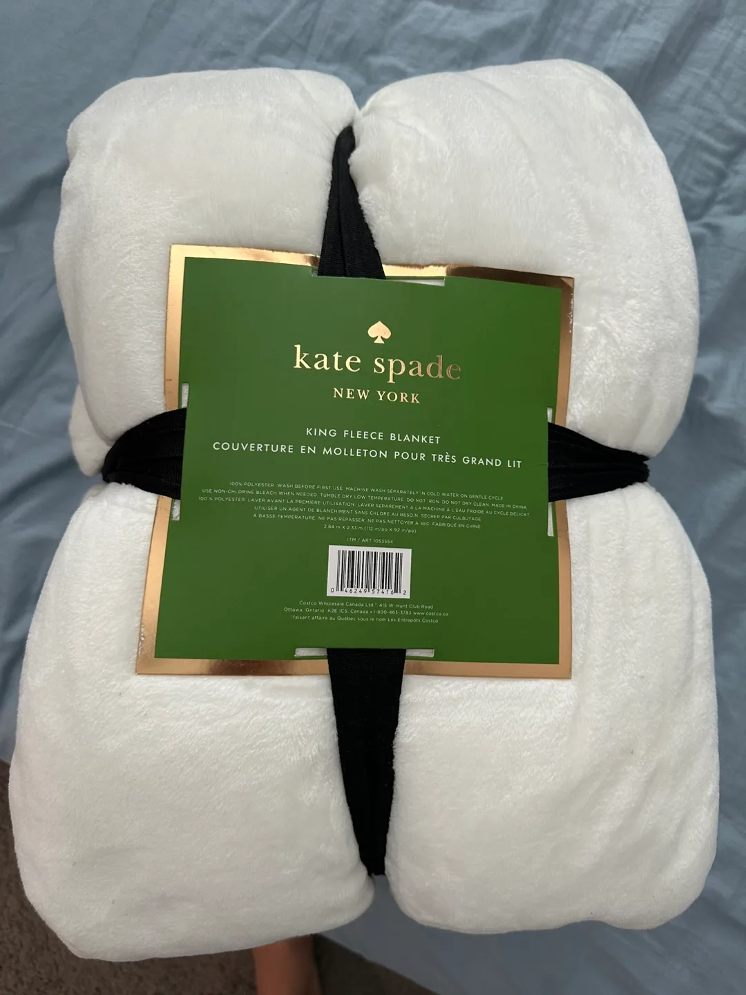 NEW Kate Spade King Fleece Blanket thumbnail