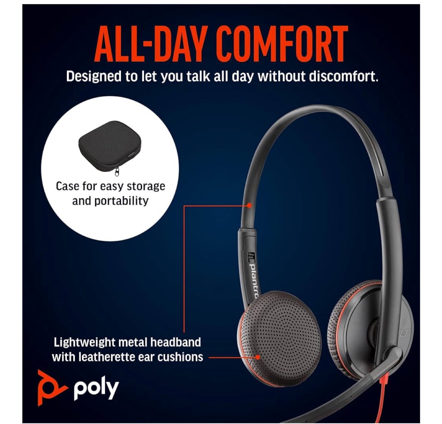 Poly Plantronics Blackwire 5220 Headset