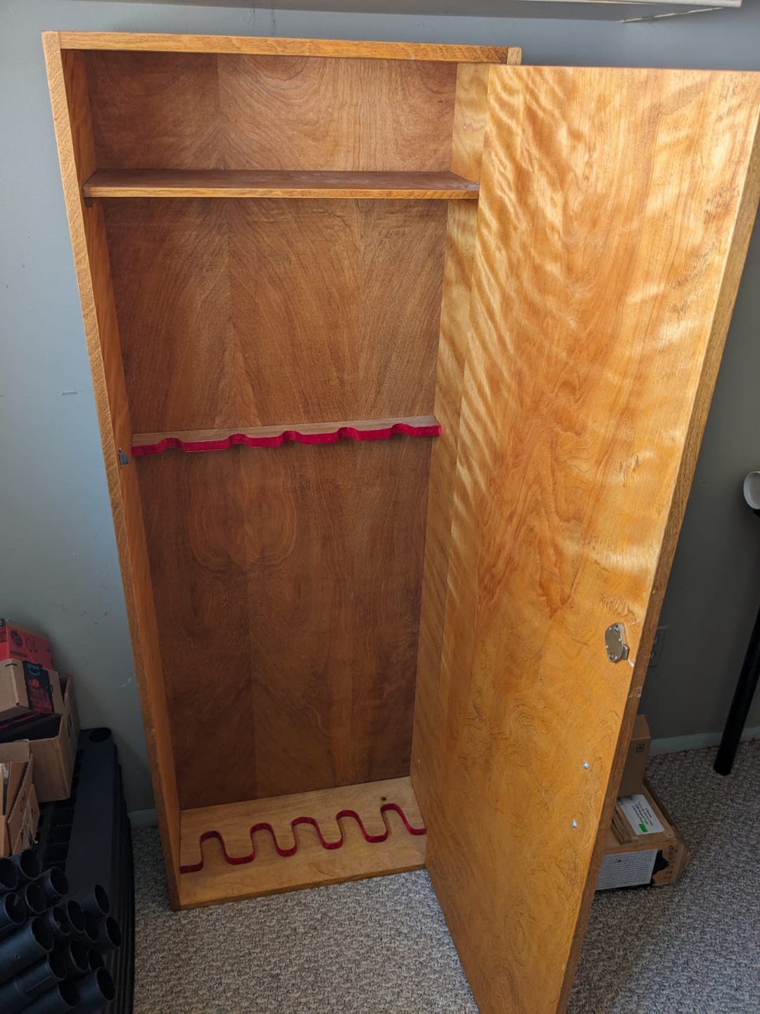 Wooden Cabinet with lock 🔫 - photo 3