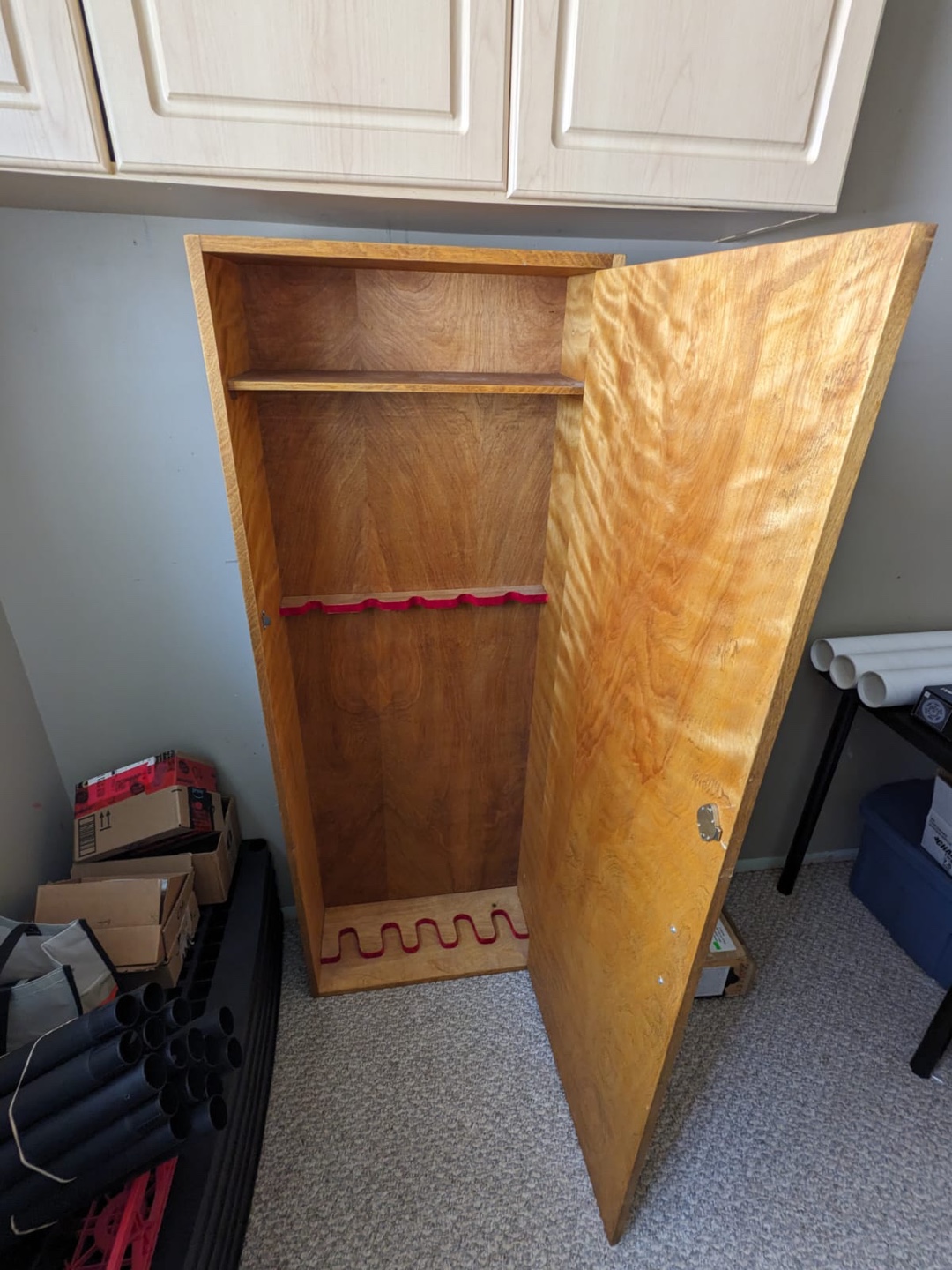 Wooden Cabinet with lock 🔫 - photo 2