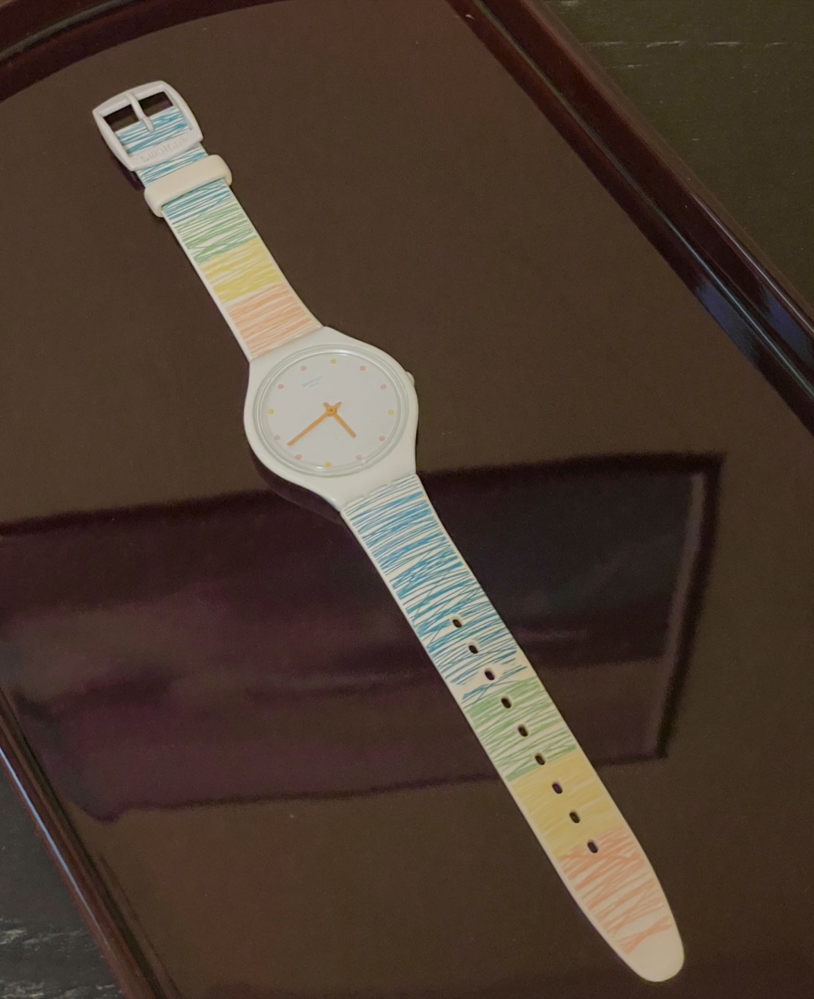 Swatch Watch - Pastel Rainbow Strap - photo 3