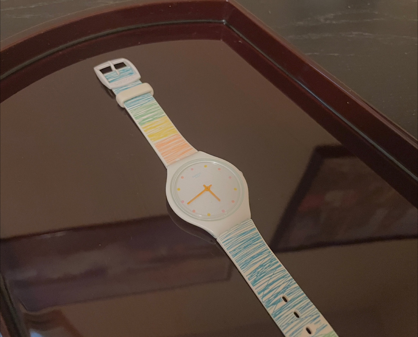 Swatch Watch - Pastel Rainbow Strap - photo 2