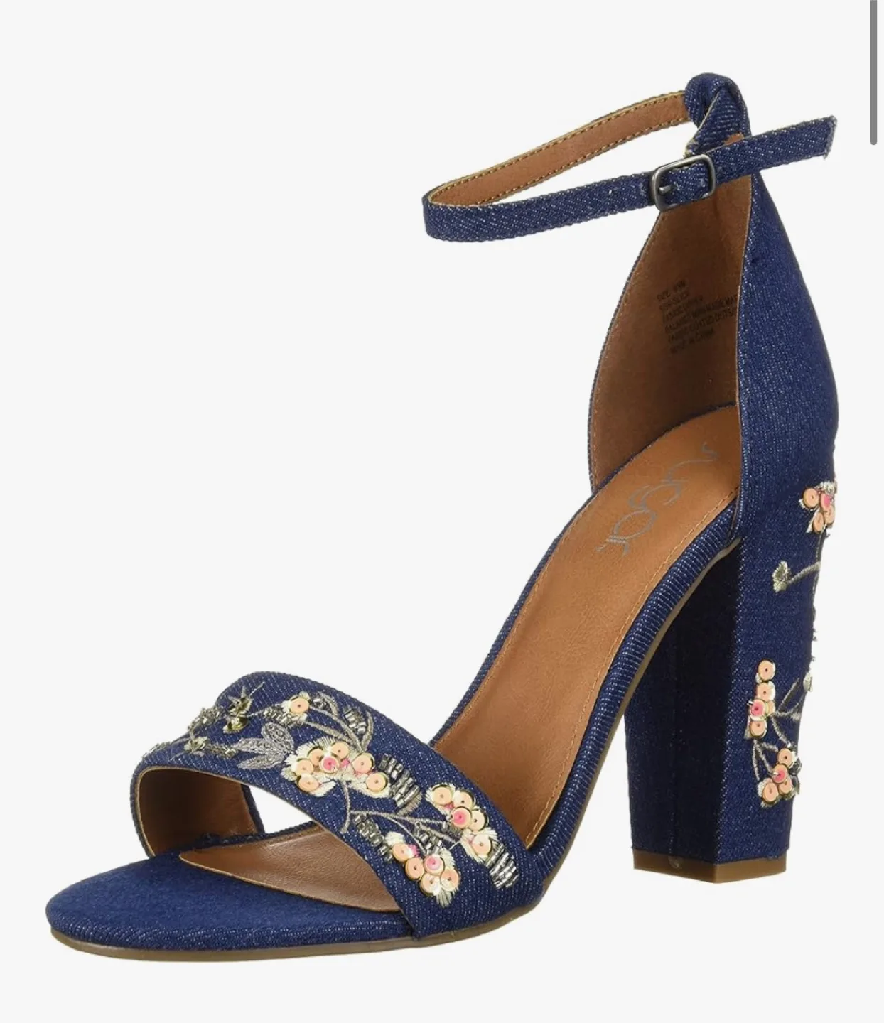 Mari A Denim Heels - Size 8 thumbnail