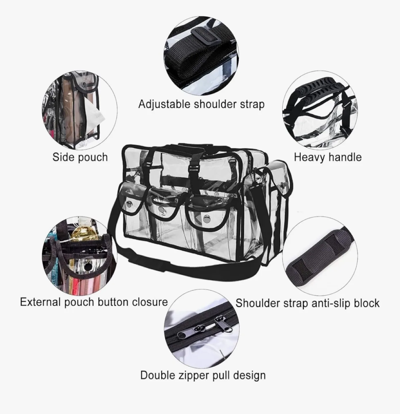 Clear Makeup Bag Organizer image indicator(4)