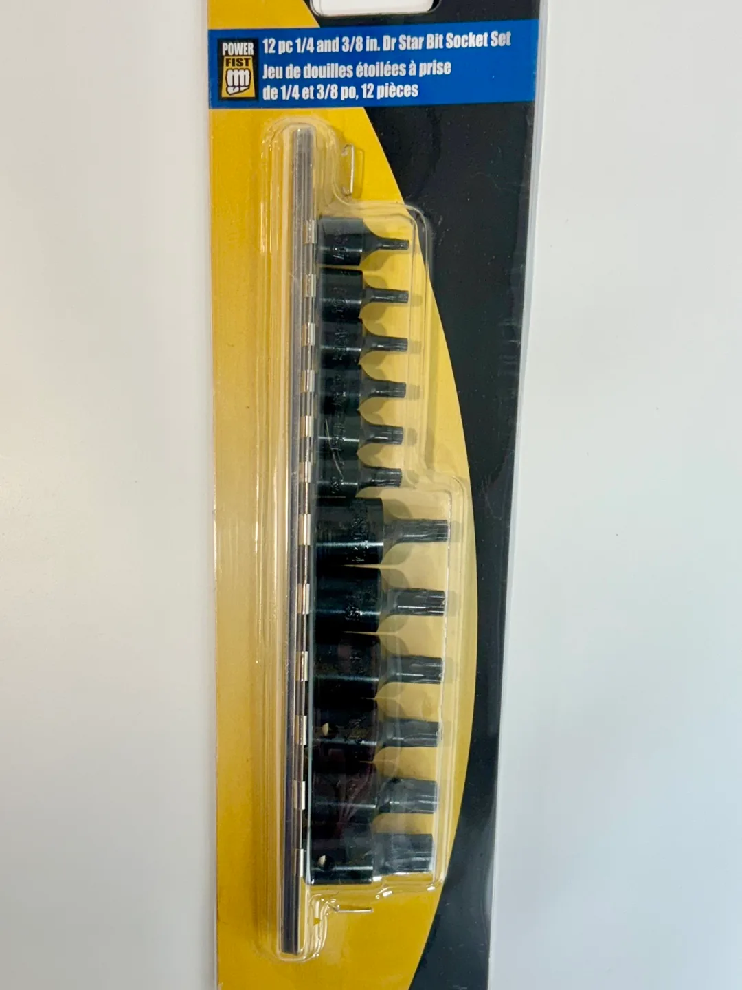 New! Socket Set Star Bit Power Fist 12 pc thumbnail