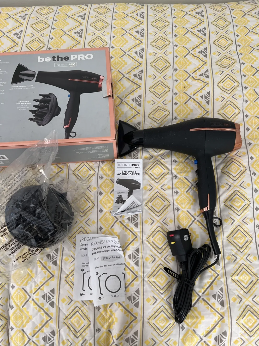 MOVING: InfinitiPRO 1875 Watt AC Pro Hair Dryer thumbnail