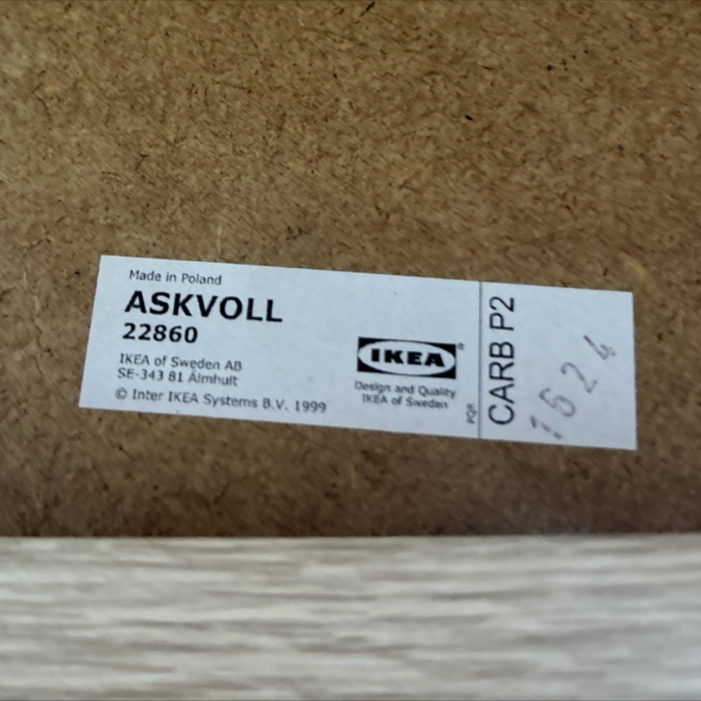 IKEA Askvoll 2-Drawer Nightstand - photo 3