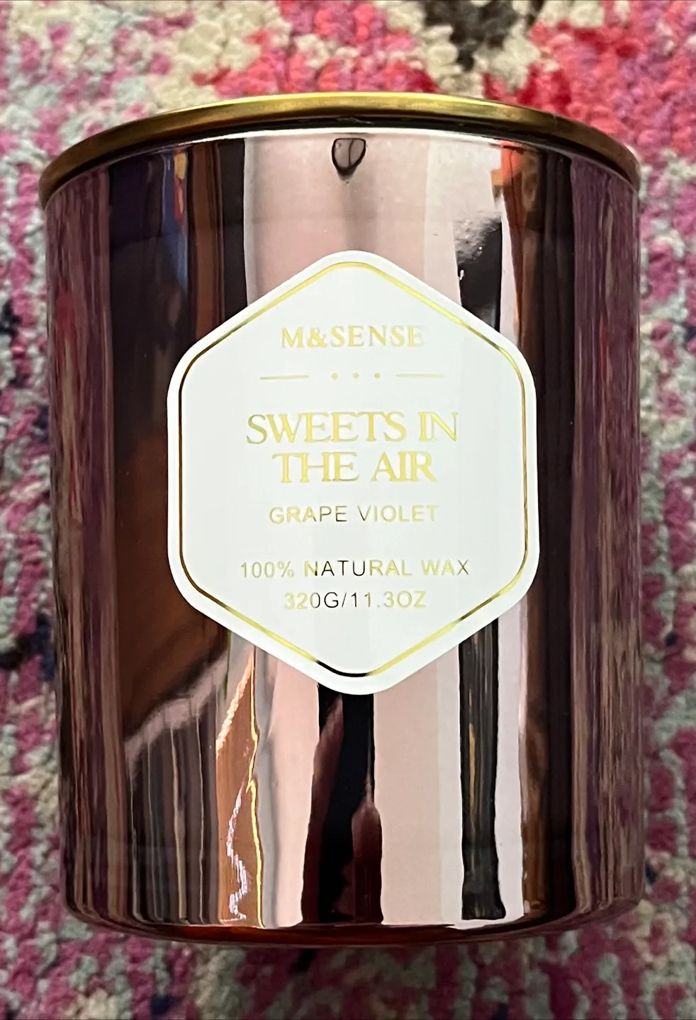 M&S Sweets In The Air Grape Violet Candle thumbnail