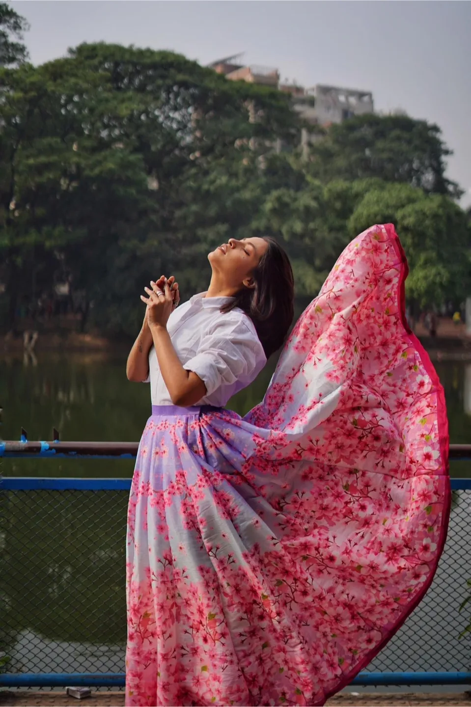 Cherry blossom skirt thumbnail
