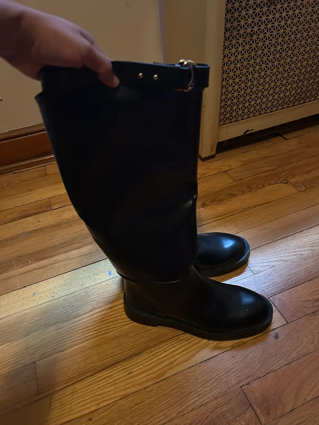 H&M Black Boots - Size 38 🥕 thumbnail