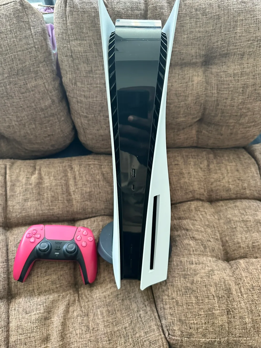 PlayStation 5 Console with Red Controller thumbnail