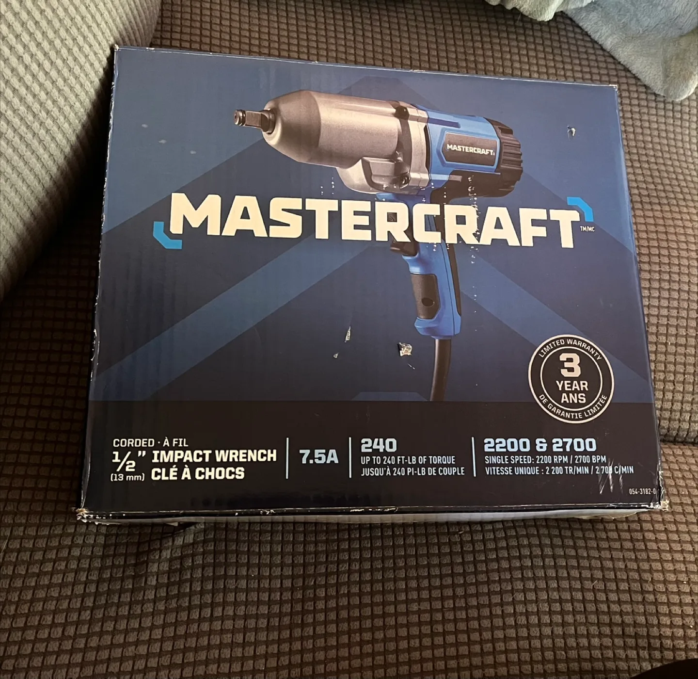 Mastercraft 1/2" Impact Wrench - Brand New! thumbnail