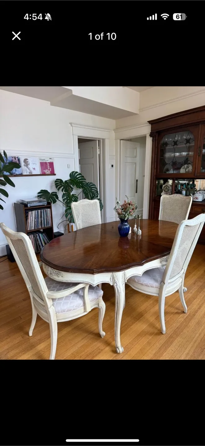 Vintage French Country Dining Set thumbnail