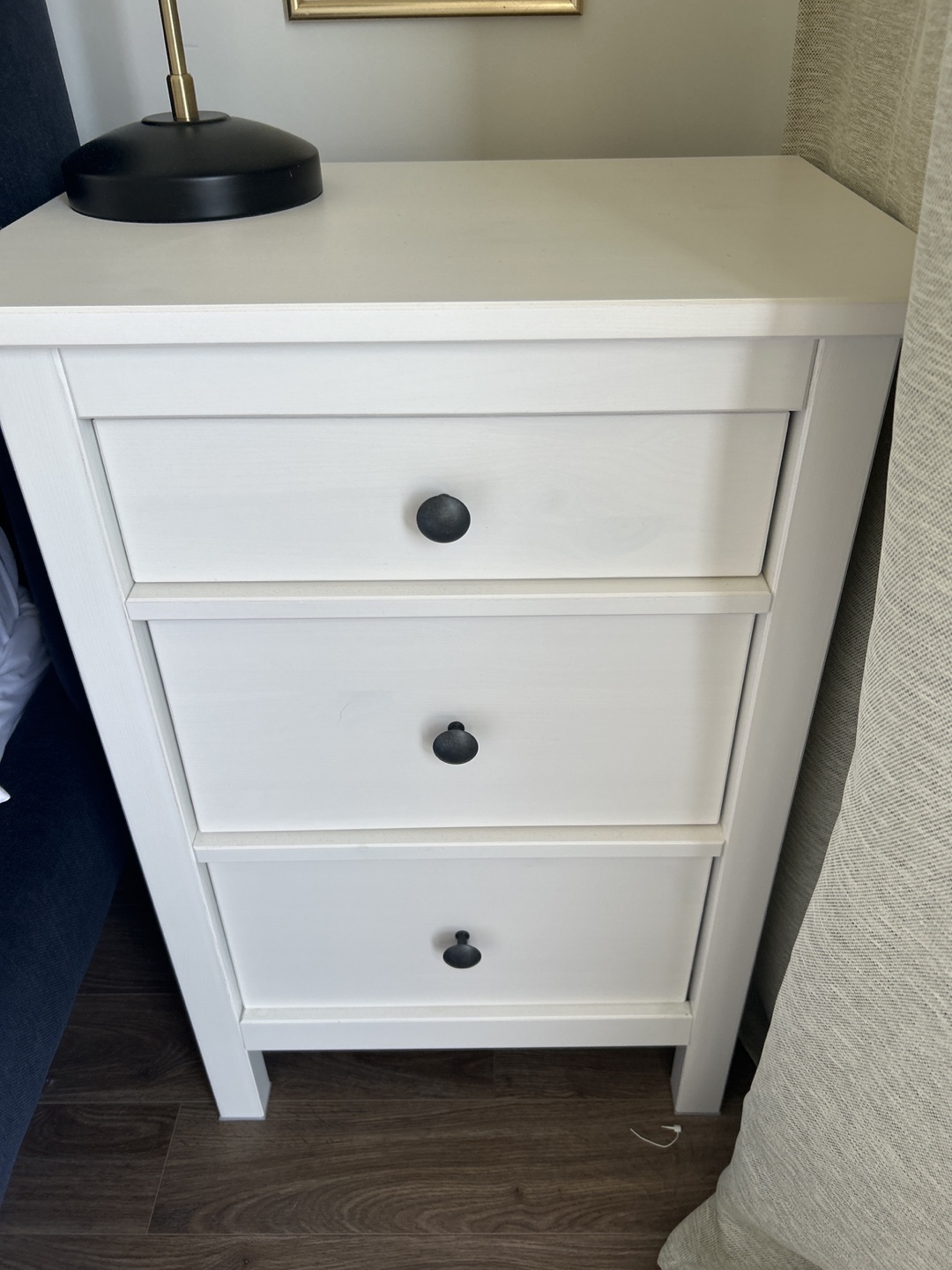 Set of 2 IKEA Hemnes 3-Drawer Nightstand