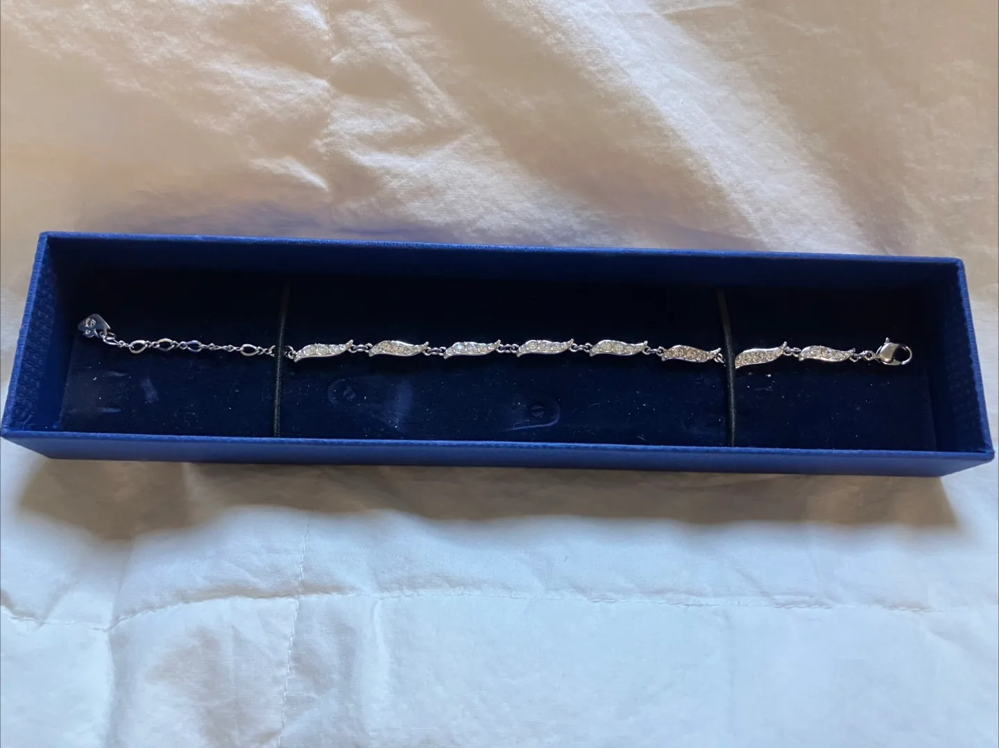 Swarovski Silver Bracelet with Box thumbnail