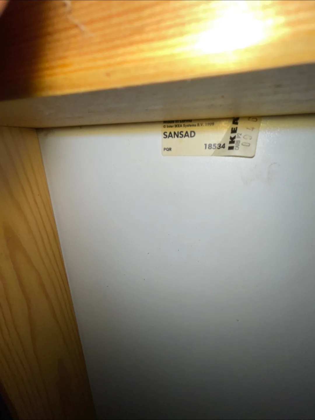 🇨🇦 IKEA SANSAD White Table image indicator(9)