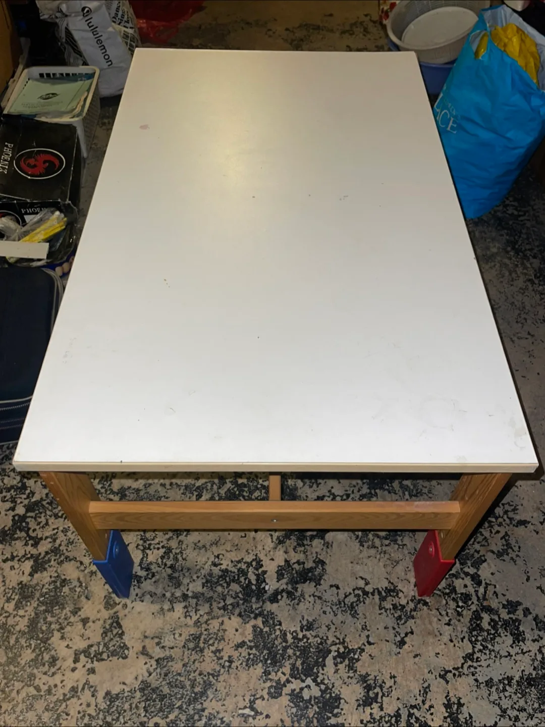 🇨🇦 IKEA SANSAD White Table image indicator(6)