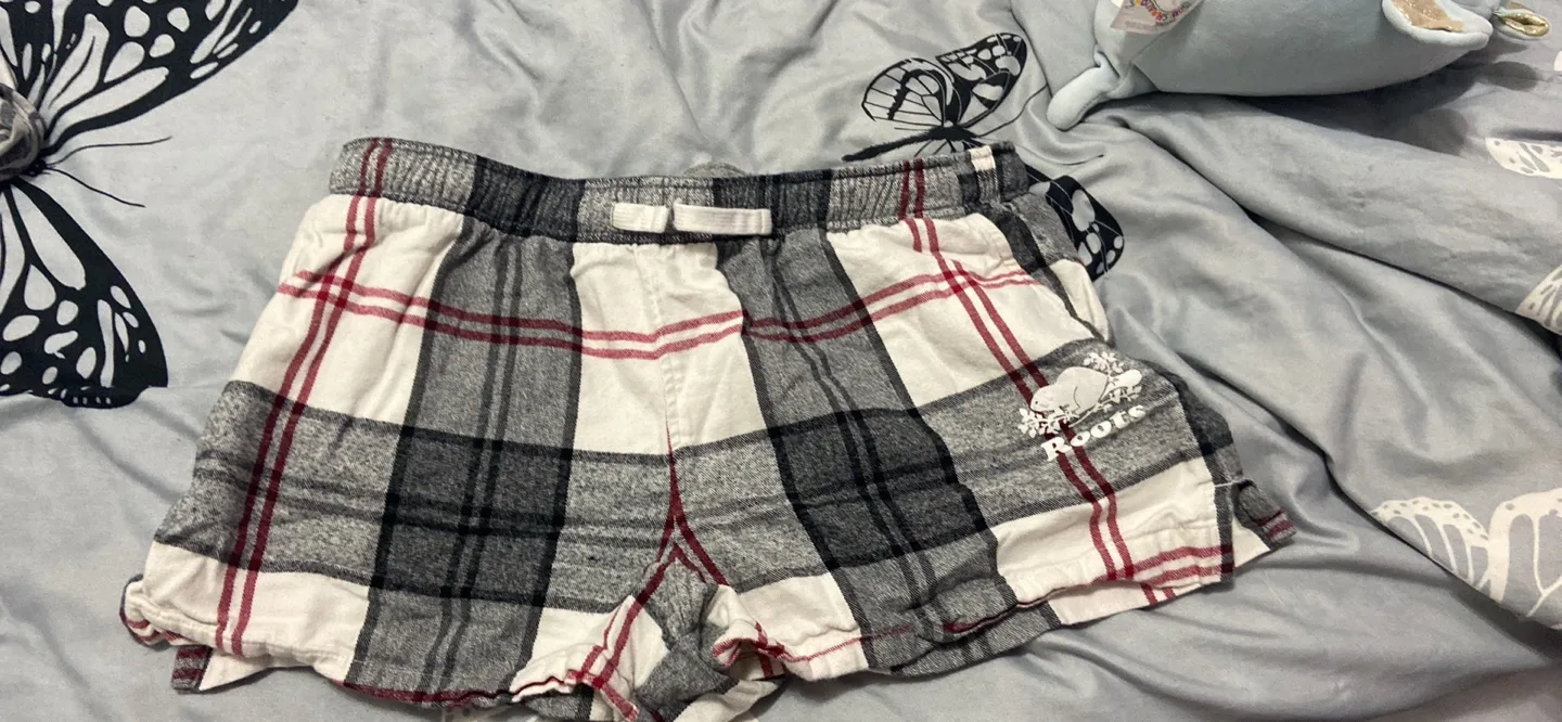 Roots Plaid Pyjama Shorts thumbnail