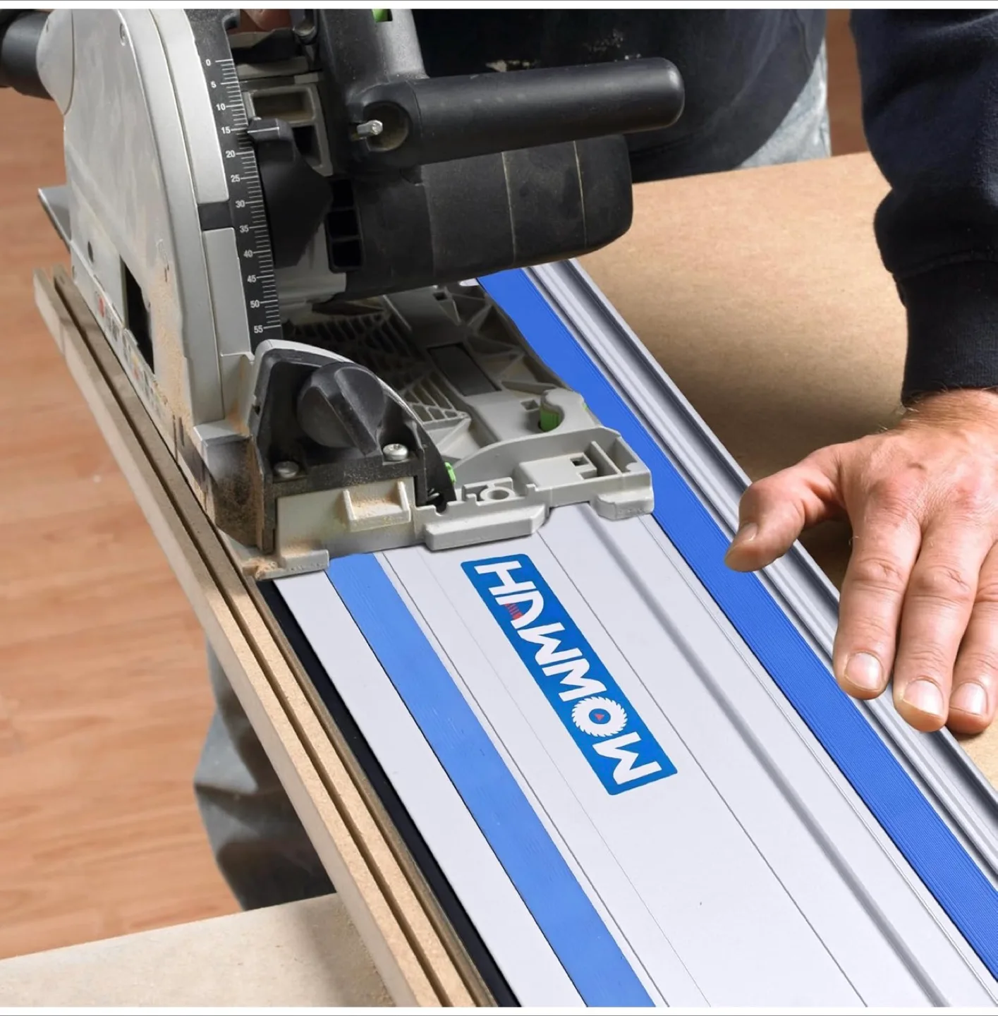 Hnwmow Track Saw Guide Rail Set image indicator(3)