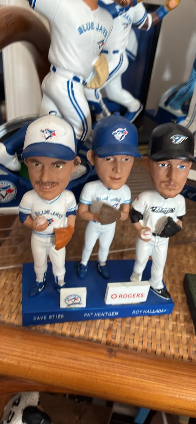 Blue Jays Bobbleheads - Stieb, Hentgen, Halladay thumbnail