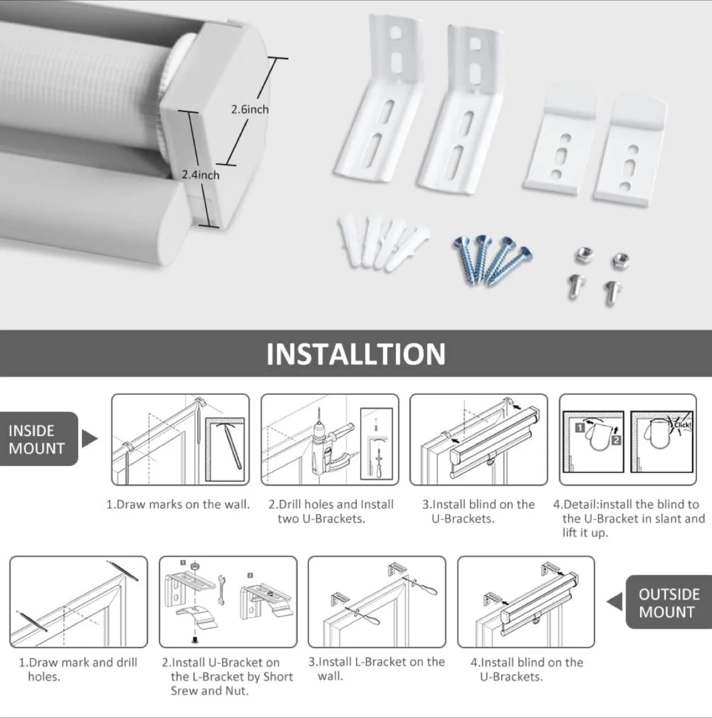 White Light Filtering Window Blinds 178x183cm image indicator(6)