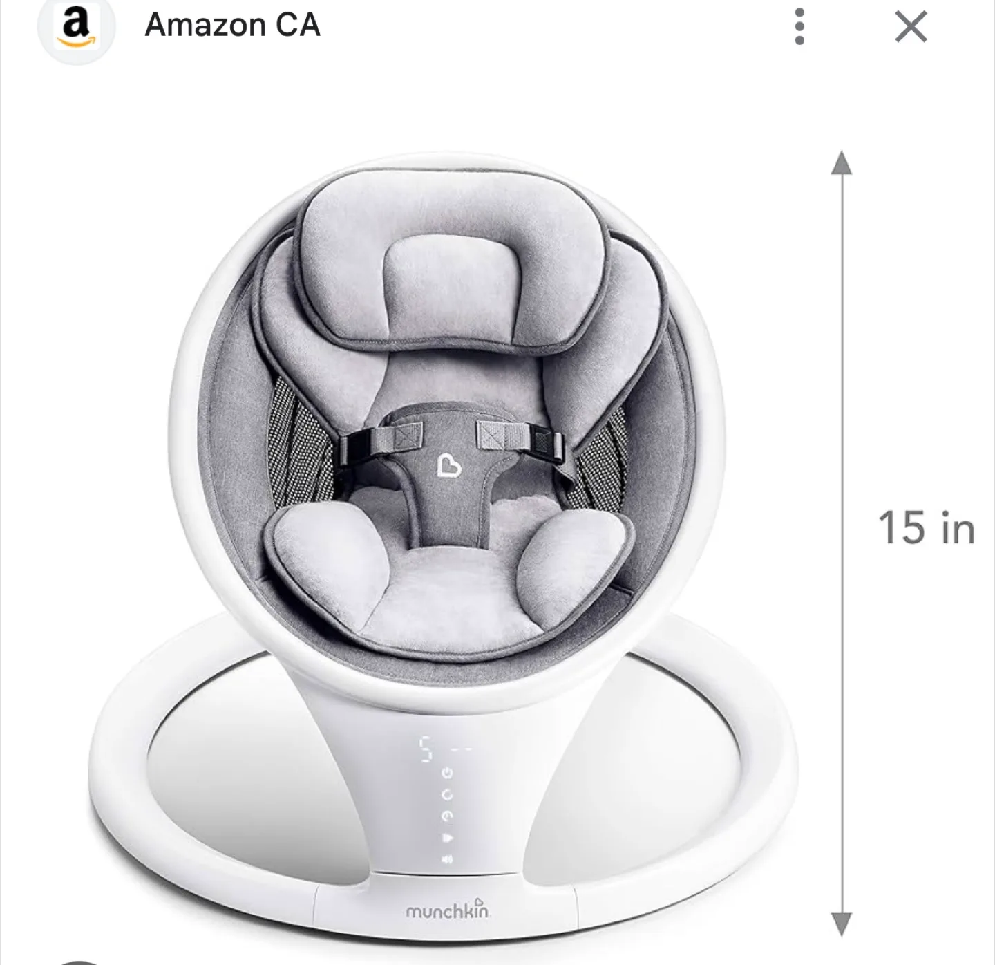Munchkin Baby Swing with Remote thumbnail