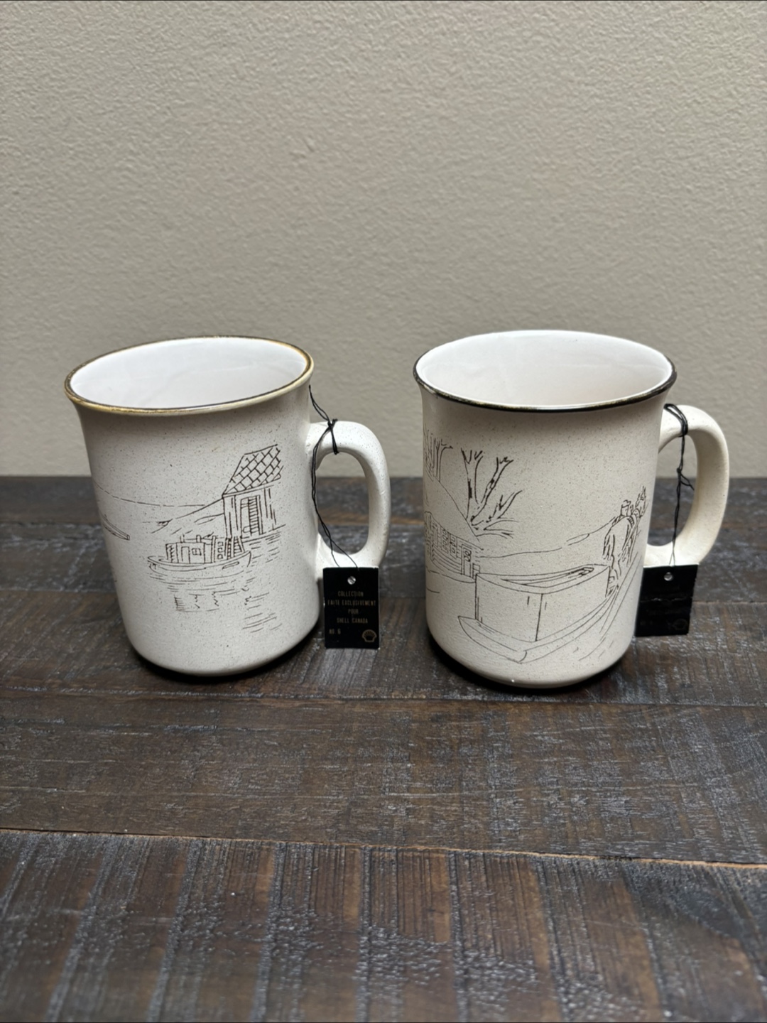 Collection Manoir Hand Crafted Mugs - Set of 2