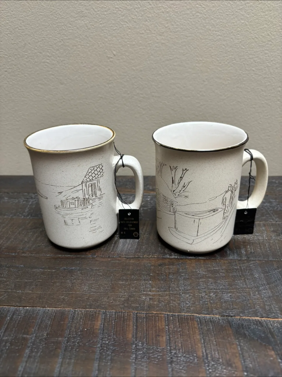 🇨🇦Collection Manoir Hand Crafted Mugs - Set of 2 thumbnail