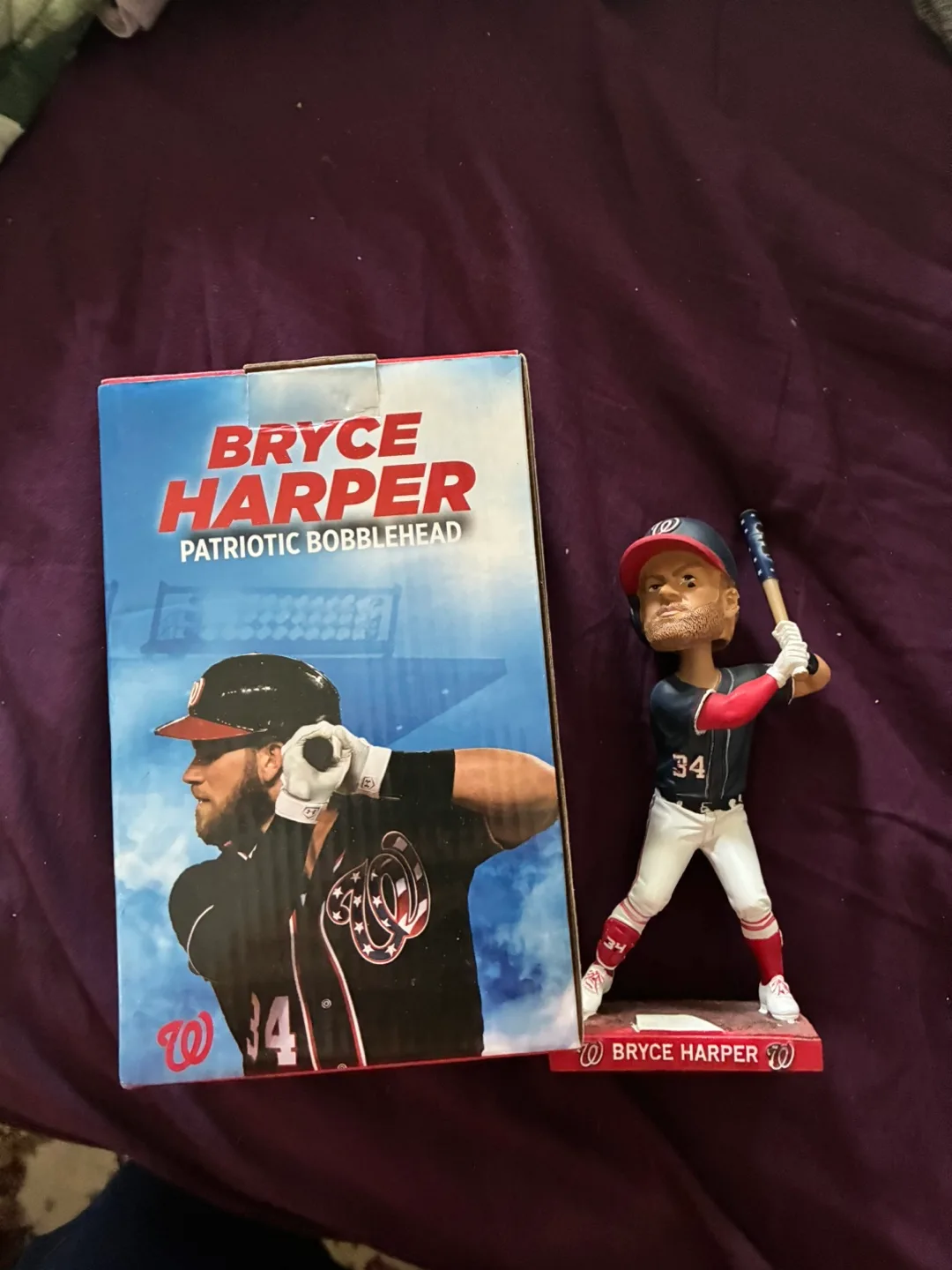 Bryce Harper Patriotic Bobblehead thumbnail